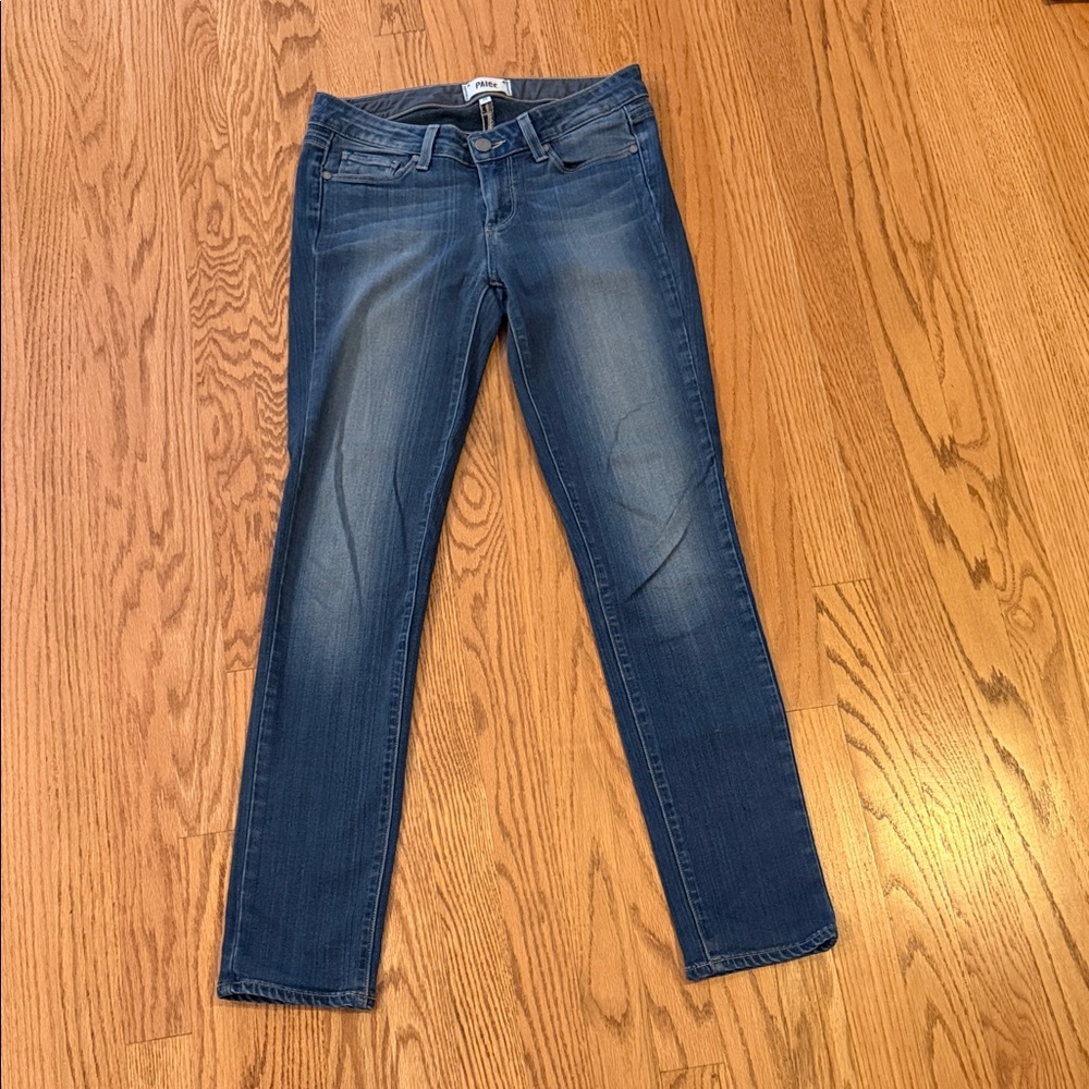 PAIGE Women's Blue Skinny Jeans - Amazing Condition Barely Worn